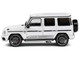 2022 Mercedes Benz AMG G63 Diamond White Metallic with Graphics 1/43 Diecast Model Car Solido S4316701