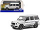 2022 Mercedes Benz AMG G63 Diamond White Metallic with Graphics 1/43 Diecast Model Car Solido S4316701