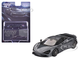 McLaren 750S Saros Gray Limited Edition 1/64 Diecast Model Car Mini GT MGT00815
