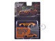 Ford Mustang LB Works LB Gold Metallic with Black Stripes Limited Edition 1/64 Diecast Model Car Mini GT MGT00847
