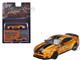 Ford Mustang LB Works LB Gold Metallic with Black Stripes Limited Edition 1/64 Diecast Model Car Mini GT MGT00847