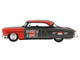 1954 Lincoln Capri Hot Rod Shadow Puppet Red and Dark Gray MINI GT x MIZU Diecast 2024 Limited Edition 1/64 Diecast Model Car Mini GT MGT00874