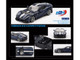Ferrari 812 Competizione Tour De France Blue with White Stripe 1/64 Diecast Model Car BBR BBRFER64011