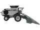 Gleaner T81 Combine with Grain Head and 12 Row Corn Head Gray 1/64 Diecast Model SpecCast SCT970