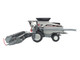 Gleaner T81 Combine with Grain Head and 12 Row Corn Head Gray 1/64 Diecast Model SpecCast SCT970