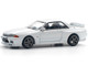 GTR R32 RHD Right Hand Drive Crystal White 1/64 Diecast Model Car Pop Race PR640157