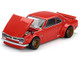 Nissan Skyline 2000GT R KPGC10 Kaido Street V1 RHD Right Hand Drive Red Designed by Jun Imai Kaido House Special 1/64 Diecast Model Car Mini GT KHMG175