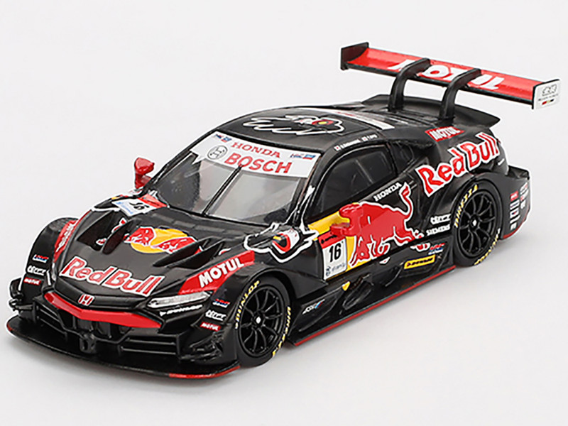 Honda NSX GT TYPE S GT500 #16 Ukyo Sasahara Toshiki Oyu Team Red Bull Mugen Super GT Series 2022 Limited Edition 1/64 Diecast Model Car Mini GT MGT00848