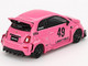 ABARTH 595 #49 LB Works x Abas Works Pink Limited Edition 1/64 Diecast Model Car Mini GT MGT00851