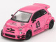 ABARTH 595 #49 LB Works x Abas Works Pink Limited Edition 1/64 Diecast Model Car Mini GT MGT00851
