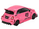 ABARTH 595 #49 LB Works x Abas Works Pink Limited Edition 1/64 Diecast Model Car Mini GT MGT00851