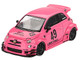 ABARTH 595 #49 LB Works x Abas Works Pink Limited Edition 1/64 Diecast Model Car Mini GT MGT00851
