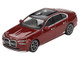 BMW i7 xDrive60 Aventurin Red Metallic Limited Edition 1/64 Diecast Model Car Mini GT MGT00952