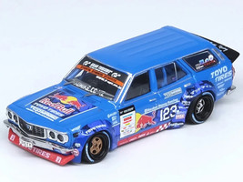 1976 Mazda RX3 Station Wagon RHD Right Hand Drive #12 Mad Mike Whiddett D1 Grand Prix 2024 1/64 Diecast Model Car Inno Models IN64-RX3P-D1GP24