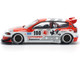 Pandem Civic EG6 V1 5 RHD Right Hand Drive #100 Idemitsu Motion Infinite White and Red with Graphics 1/64 Diecast Model Car Pop Race PR640212