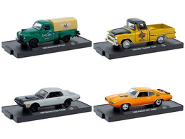 Auto Drivers Set of 4 pieces in Blister Packs Release 127 Limited Edition to 7500 pieces Worldwide 1/64 Diecast Model Cars M2 Machines 11228-127
