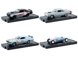 Auto Drivers Set of 4 pieces in Blister Packs Release 131 Limited Edition to 7500 pieces Worldwide 1/64 Diecast Model Cars M2 Machines 11228-131