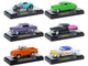 Auto Meets Set of 6 Cars IN DISPLAY CASES Release 88 Limited Edition 1/64 Diecast Model Cars M2 Machines 32600-88