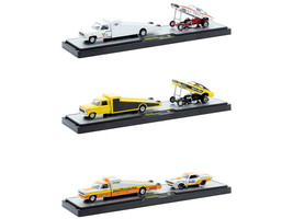 Auto Haulers Set of 3 Trucks Release S44 Limited Edition to 10000 pieces Worldwide 1/64 Diecast Models M2 Machines 36000-S44