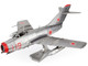 Model Kit Mikoyan Gurevich MiG 15 Fighter Aircraft Korean War Soviet Air Force Moderate Difficulty Steel Model Metal Earth ME1040