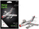 Model Kit Mikoyan Gurevich MiG 15 Fighter Aircraft Korean War Soviet Air Force Moderate Difficulty Steel Model Metal Earth ME1040