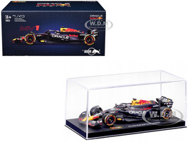 Red Bull Racing RB20 #1 Max Verstappen Oracle Formula One F1 World Championship 2024 with Driver Figure and Display Case Race Series 1/43 Diecast Model Car Bburago 38098MV