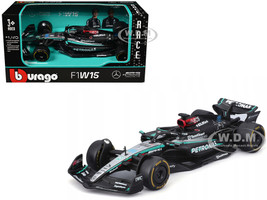 Mercedes AMG F1 W15 E Performance #63 George Russell Petronas Formula One F1 World Championship 2024 Race Series 1/43 Diecast Model Car Bburago 38208GR