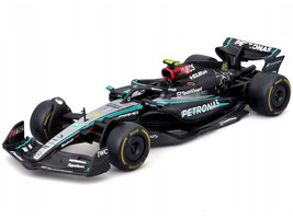 Mercedes AMG F1 W15 E Performance #44 Lewis Hamilton Petronas Formula One F1 World Championship 2024 Race Series 1/43 Diecast Model Car Bburago 38208LH