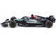 Mercedes AMG F1 W15 E Performance #63 George Russell Petronas Formula One F1 World Championship 2024 with Driver Figure and Display Case Race Series 1/43 Diecast Model Car Bburago 38209GR