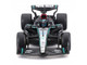 Mercedes AMG F1 W15 E Performance #63 George Russell Petronas Formula One F1 World Championship 2024 with Driver Figure and Display Case Race Series 1/43 Diecast Model Car Bburago 38209GR