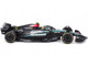 Mercedes AMG F1 W15 E Performance #44 Lewis Hamilton Petronas Formula One F1 World Championship 2024 with Driver Figure and Display Case Race Series 1/43 Diecast Model Car Bburago 38209LH