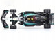 Mercedes AMG F1 W15 E Performance #44 Lewis Hamilton Petronas Formula One F1 World Championship 2024 with Driver Figure and Display Case Race Series 1/43 Diecast Model Car Bburago 38209LH