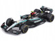 Mercedes AMG F1 W15 E Performance #44 Lewis Hamilton Petronas Formula One F1 World Championship 2024 with Driver Figure and Display Case Race Series 1/43 Diecast Model Car Bburago 38209LH