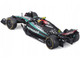 Mercedes AMG F1 W15 E Performance #44 Lewis Hamilton Petronas Formula One F1 World Championship 2024 with Driver Figure and Display Case Race Series 1/43 Diecast Model Car Bburago 38209LH