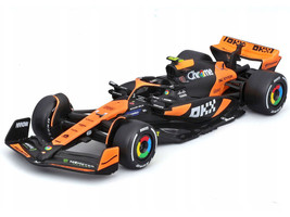 McLaren MCL38 #4 Lando Norris OKX Winner Formula One F1 Miami GP 2024 Race Series 1/43 Diecast Model Car Bburago 38214LN