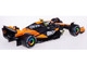 McLaren MCL38 #4 Lando Norris OKX Winner Formula One F1 Miami GP 2024 with Driver Figure and Display Case Race Series 1/43 Diecast Model Car Bburago 38215LN