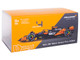McLaren MCL38 #4 Lando Norris OKX Winner Formula One F1 Miami GP 2024 with Driver Figure and Display Case Race Series 1/43 Diecast Model Car Bburago 38215LN