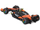 McLaren MCL38 #4 Lando Norris OKX Winner Formula One F1 Miami GP 2024 with Driver Figure and Display Case Race Series 1/43 Diecast Model Car Bburago 38215LN