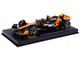 McLaren MCL38 #81 Oscar Piastri OKX Formula One F1 Miami GP 2024 with Driver Figure and Display Case Race Series 1/43 Diecast Model Car Bburago 38215OP