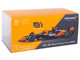 McLaren MCL38 #81 Oscar Piastri OKX Formula One F1 Miami GP 2024 with Driver Figure and Display Case Race Series 1/43 Diecast Model Car Bburago 38215OP