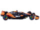McLaren MCL38 #81 Oscar Piastri OKX Formula One F1 Miami GP 2024 with Driver Figure and Display Case Race Series 1/43 Diecast Model Car Bburago 38215OP