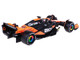 McLaren MCL38 #81 Oscar Piastri OKX Formula One F1 Miami GP 2024 with Driver Figure and Display Case Race Series 1/43 Diecast Model Car Bburago 38215OP