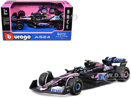 Alpine A524 #10 Pierre Gasly BWT Formula One F1 World Championship 2024 Race Series 1/43 Diecast Model Car Bburago 38219PG