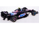 Alpine A524 #10 Pierre Gasly BWT Formula One F1 World Championship 2024 with Driver Figure and Display Case Race Series 1/43 Diecast Model Car Bburago 38220PG