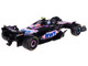 Alpine A524 #10 Pierre Gasly BWT Formula One F1 World Championship 2024 with Driver Figure and Display Case Race Series 1/43 Diecast Model Car Bburago 38220PG