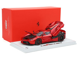 Ferrari LaFerrari Rosso Fuoco Red Metallic One Off Special for Lewis Hamilton With Display Case Limited Edition to 199 pieces Worldwide 1/18 Model Car BBR BBR1822H8DIE1