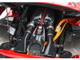 Ferrari LaFerrari Rosso Corsa Red with Black Top and Silver Wheels With Display Case Limited Edition to 135 pieces Worldwide 1/18 Model Car BBR BBR182221-9DIE