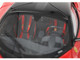 Ferrari LaFerrari Rosso Corsa Red with Black Top and Silver Wheels With Display Case Limited Edition to 135 pieces Worldwide 1/18 Model Car BBR BBR182221-9DIE