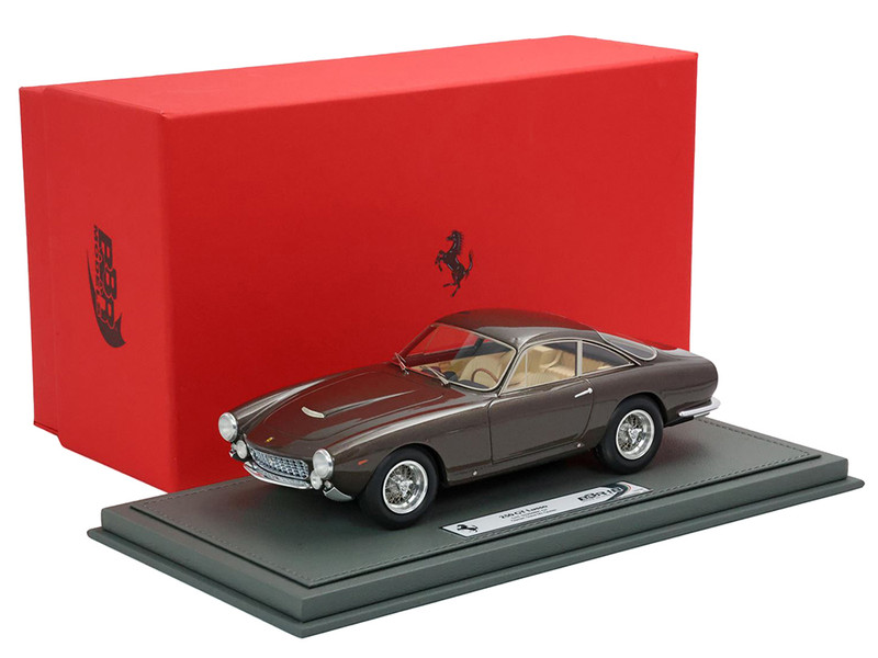 Ferrari 250 GT Lusso Brown Metallic S N 4891 GT Steve McQueen With Display Case Limited Edition to 180 pieces Worldwide 1/18 Model Car BBR CARS1818