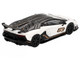 Lamborghini Aventador SVJ 63 Bianco Asopo White with Carbon Top Limited Edition 1/64 Diecast Model Car Mini GT MGT00842